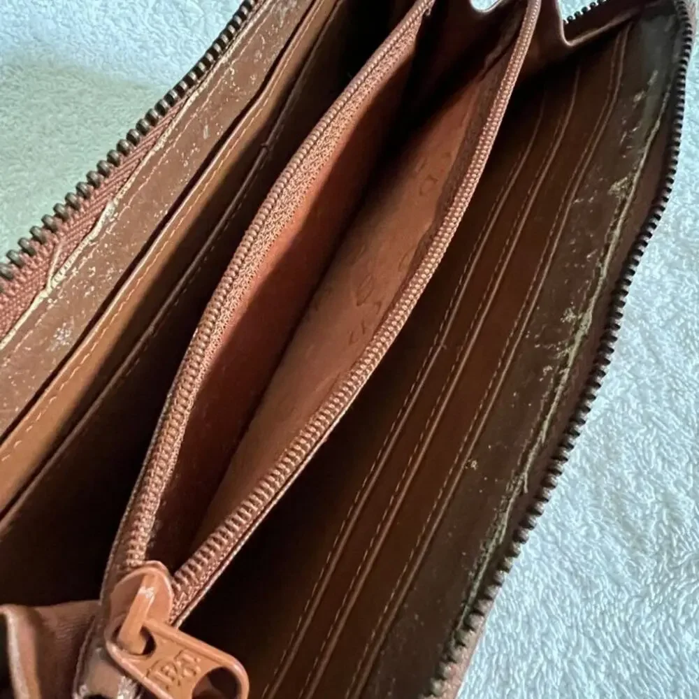 vintage Christian Dior clutch wallet